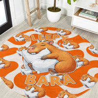 Capybara Sleep Round Carpet Sleepybara Nightdress