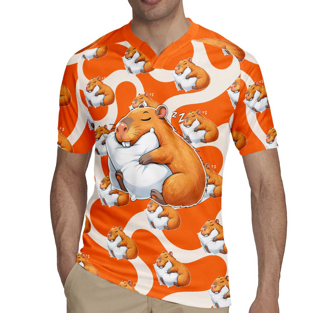 Capybara Sleep Rugby Jersey Sleepybara Nightdress