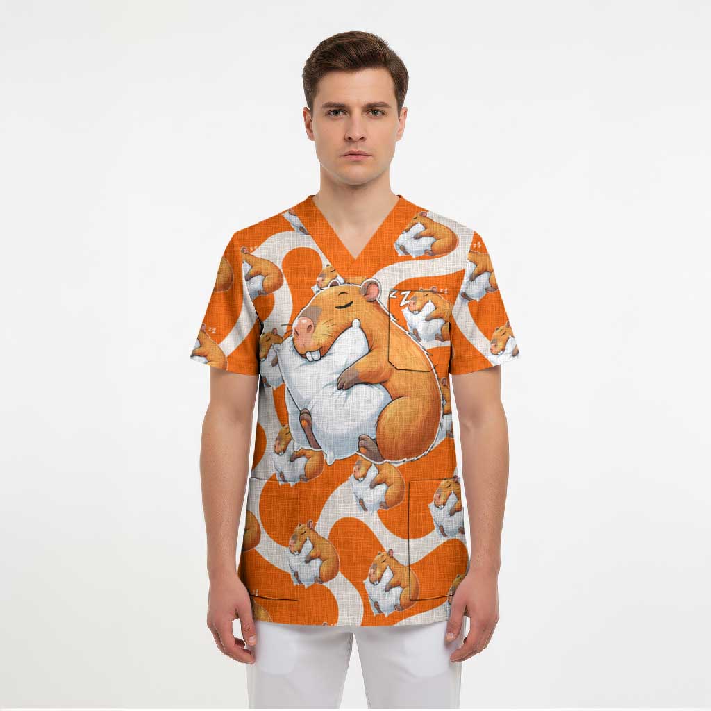 Capybara Sleep Scrub Top Sleepybara Nightdress