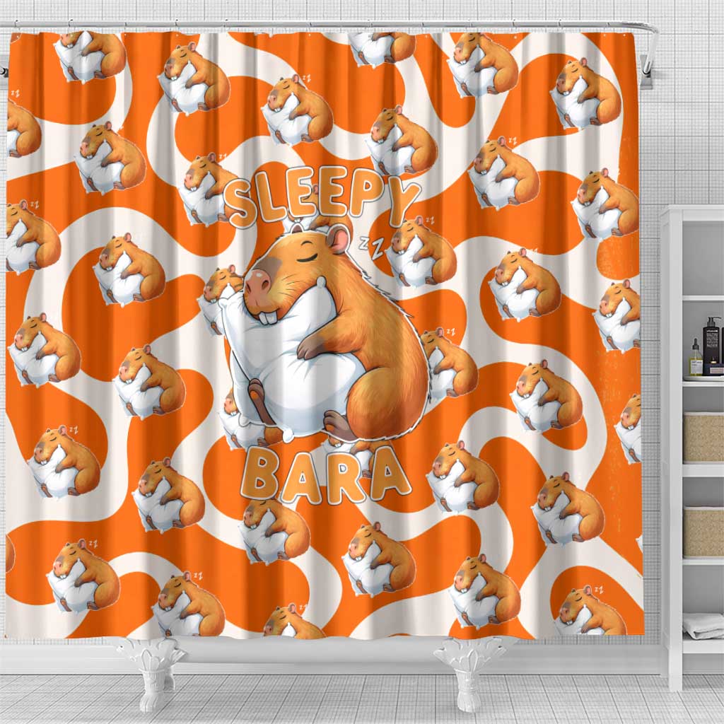 Capybara Sleep Shower Curtain Sleepybara Nightdress