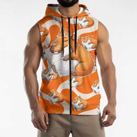 Capybara Sleep Sleeveless Zip Hoodie Sleepybara Nightdress