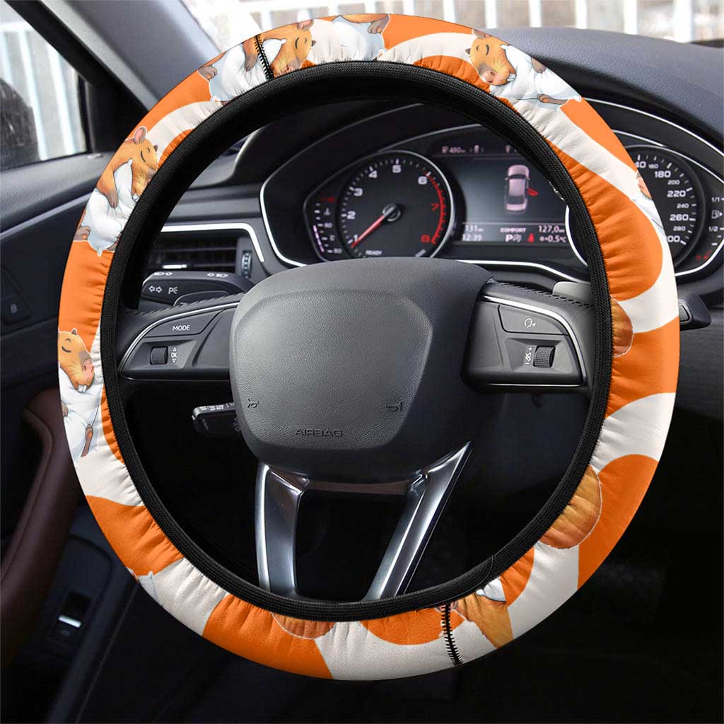 Capybara Sleep Steering Wheel Cover Sleepybara Nightdress