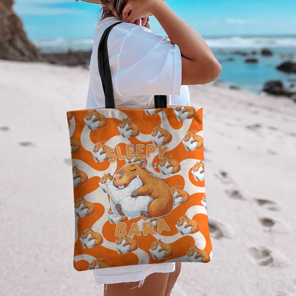 Capybara Sleep Tote Bag Sleepybara Nightdress
