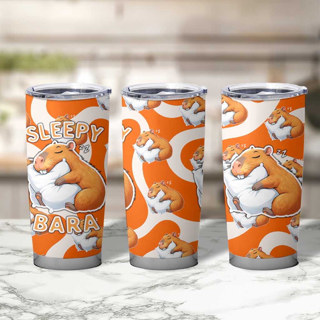 Capybara Sleep Tumbler Cup Sleepybara Nightdress