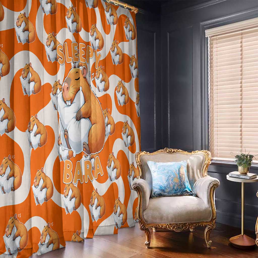Capybara Sleep Window Curtain Sleepybara Nightdress