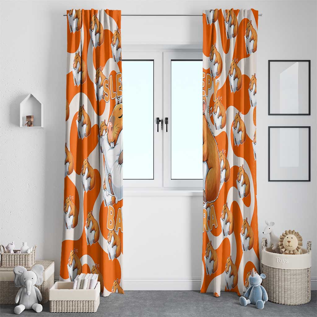 Capybara Sleep Window Curtain Sleepybara Nightdress
