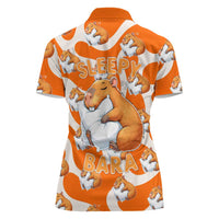 Capybara Sleep Women Polo Shirt Sleepybara Nightdress