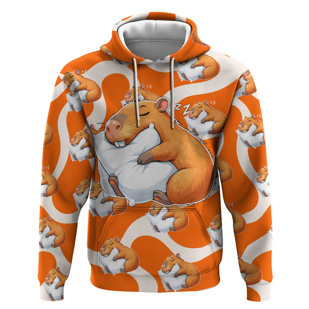 Capybara Sleep Zip Hoodie Sleepybara Nightdress