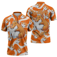Capybara Sleep Zipper Polo Shirt Sleepybara Nightdress