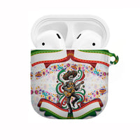Cinco De Mayo Sugar Skull Mariachi AirPods Case Mexican Fiesta Floral Skeleton Guitar Folk Art