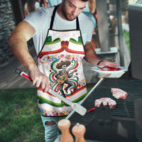 Cinco De Mayo Sugar Skull Mariachi Apron Mexican Fiesta Floral Skeleton Guitar Folk Art