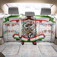 Cinco De Mayo Sugar Skull Mariachi Back Car Seat Cover Mexican Fiesta Floral Skeleton Guitar Folk Art