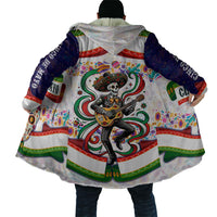 Cinco De Mayo Sugar Skull Mariachi Cloak Mexican Fiesta Floral Skeleton Guitar Folk Art