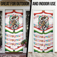 Cinco De Mayo Sugar Skull Mariachi Door Cover Mexican Fiesta Floral Skeleton Guitar Folk Art
