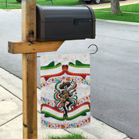 Cinco De Mayo Sugar Skull Mariachi Garden Flag Mexican Fiesta Floral Skeleton Guitar Folk Art