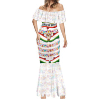 Cinco De Mayo Sugar Skull Mariachi Mermaid Dress Mexican Fiesta Floral Skeleton Guitar Folk Art