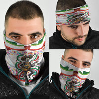 Cinco De Mayo Sugar Skull Mariachi Neck Gaiter Mexican Fiesta Floral Skeleton Guitar Folk Art