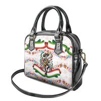 Cinco De Mayo Sugar Skull Mariachi Shoulder Handbag Mexican Fiesta Floral Skeleton Guitar Folk Art