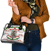 Cinco De Mayo Sugar Skull Mariachi Shoulder Handbag Mexican Fiesta Floral Skeleton Guitar Folk Art
