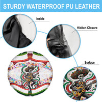 Cinco De Mayo Sugar Skull Mariachi Spare Tire Cover Mexican Fiesta Floral Skeleton Guitar Folk Art