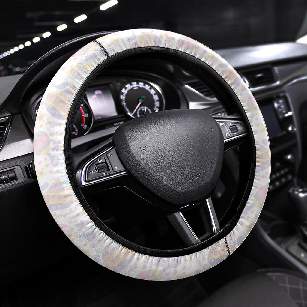 Cinco De Mayo Sugar Skull Mariachi Steering Wheel Cover Mexican Fiesta Floral Skeleton Guitar Folk Art