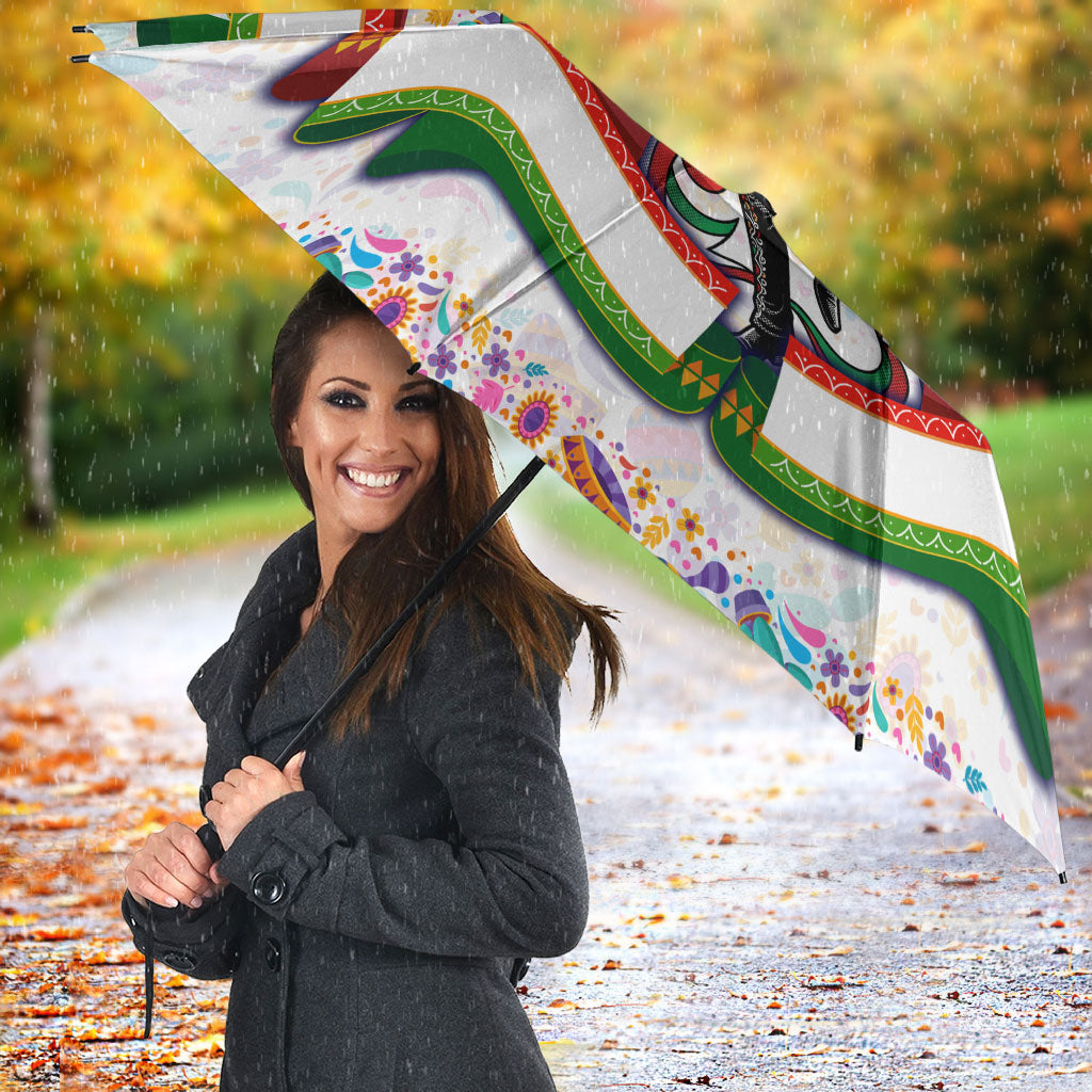 Cinco De Mayo Sugar Skull Mariachi Umbrella Mexican Fiesta Floral Skeleton Guitar Folk Art