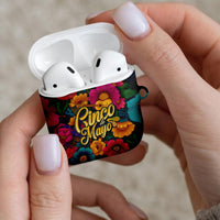 Cinco De Mayo AirPods Case Mariachi Dancer - Vibrant Mexican Floral Fiesta Guitar Folk Art
