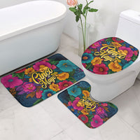 Cinco De Mayo Bathroom Set Mariachi Dancer - Vibrant Mexican Floral Fiesta Guitar Folk Art