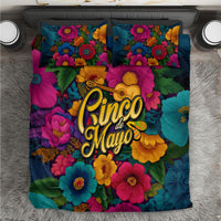 Cinco De Mayo Bedding Set Mariachi Dancer - Vibrant Mexican Floral Fiesta Guitar Folk Art