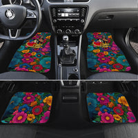 Cinco De Mayo Car Mats Mariachi Dancer - Vibrant Mexican Floral Fiesta Guitar Folk Art
