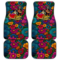 Cinco De Mayo Car Mats Mariachi Dancer - Vibrant Mexican Floral Fiesta Guitar Folk Art