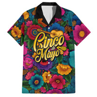 Cinco De Mayo Hawaiian Shirt Mariachi Dancer - Vibrant Mexican Floral Fiesta Guitar Folk Art