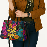 Cinco De Mayo Leather Bag Mariachi Dancer - Vibrant Mexican Floral Fiesta Guitar Folk Art