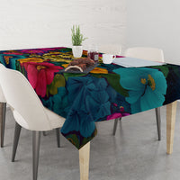 Cinco De Mayo Tablecloth Mariachi Dancer - Vibrant Mexican Floral Fiesta Guitar Folk Art