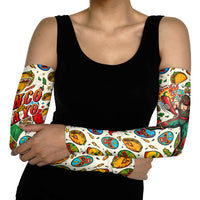 Cinco De Mayo Arm Sleeves Lucha Libre Wrestler - Pop Art Comic Style Mexican Fiesta Taco