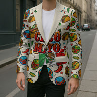 Cinco De Mayo Blazer Lucha Libre Wrestler - Pop Art Comic Style Mexican Fiesta Taco
