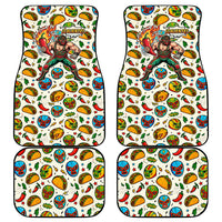 Cinco De Mayo Car Mats Lucha Libre Wrestler - Pop Art Comic Style Mexican Fiesta Taco