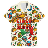 Cinco De Mayo Hawaiian Shirt Lucha Libre Wrestler - Pop Art Comic Style Mexican Fiesta Taco