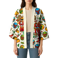 Cinco De Mayo Kimono Lucha Libre Wrestler - Pop Art Comic Style Mexican Fiesta Taco