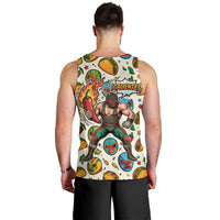 Cinco De Mayo Men Tank Top Lucha Libre Wrestler - Pop Art Comic Style Mexican Fiesta Taco
