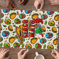Cinco De Mayo Puzzle Lucha Libre Wrestler - Pop Art Comic Style Mexican Fiesta Taco