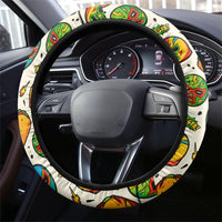 Cinco De Mayo Steering Wheel Cover Lucha Libre Wrestler - Pop Art Comic Style Mexican Fiesta Taco