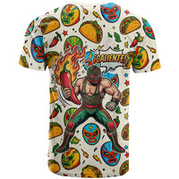 Cinco De Mayo T Shirt Lucha Libre Wrestler - Pop Art Comic Style Mexican Fiesta Taco