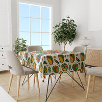 Cinco De Mayo Tablecloth Lucha Libre Wrestler - Pop Art Comic Style Mexican Fiesta Taco