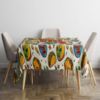 Cinco De Mayo Tablecloth Lucha Libre Wrestler - Pop Art Comic Style Mexican Fiesta Taco