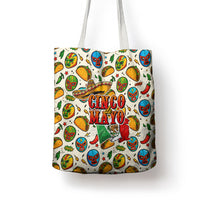 Cinco De Mayo Tote Bag Lucha Libre Wrestler - Pop Art Comic Style Mexican Fiesta Taco