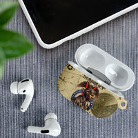 Double V Campaign Tuskegee Airmen AirPods Case Vintage Military Aviation P-51 Mustang World War II Art