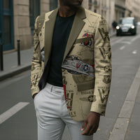 Double V Campaign Tuskegee Airmen Blazer Vintage Military Aviation P-51 Mustang World War II Art