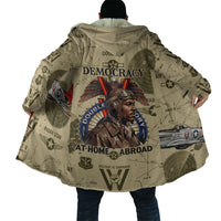 Double V Campaign Tuskegee Airmen Cloak Vintage Military Aviation P-51 Mustang World War II Art