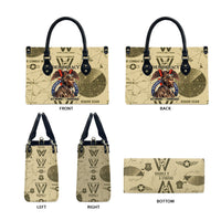 Double V Campaign Tuskegee Airmen Leather Bag Vintage Military Aviation P-51 Mustang World War II Art